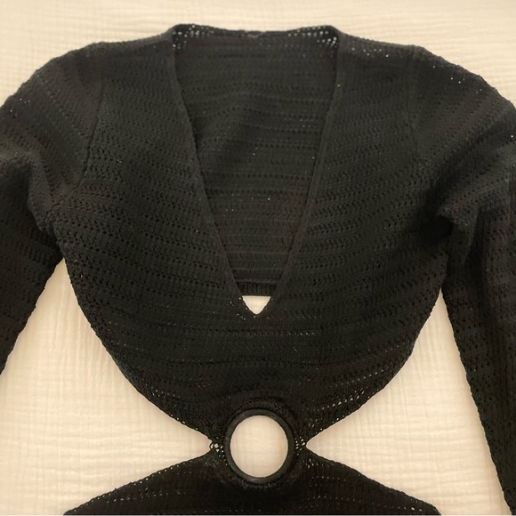 Devon Windsor Fallon Dress Black Size Large NWOT - Picture 4 of 6